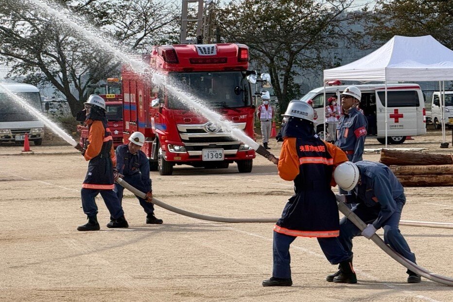 消防団員の活動写真