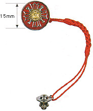 職章の私服用(原寸大)の団長